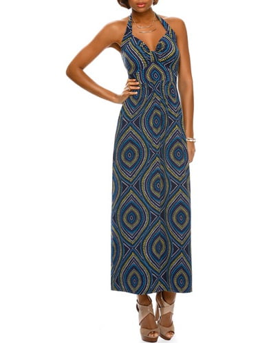 Sweetheart Halter Maxi Dress